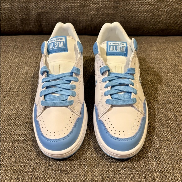 Converse Weapon Leather White/Light Blue - Picture 1 of 7